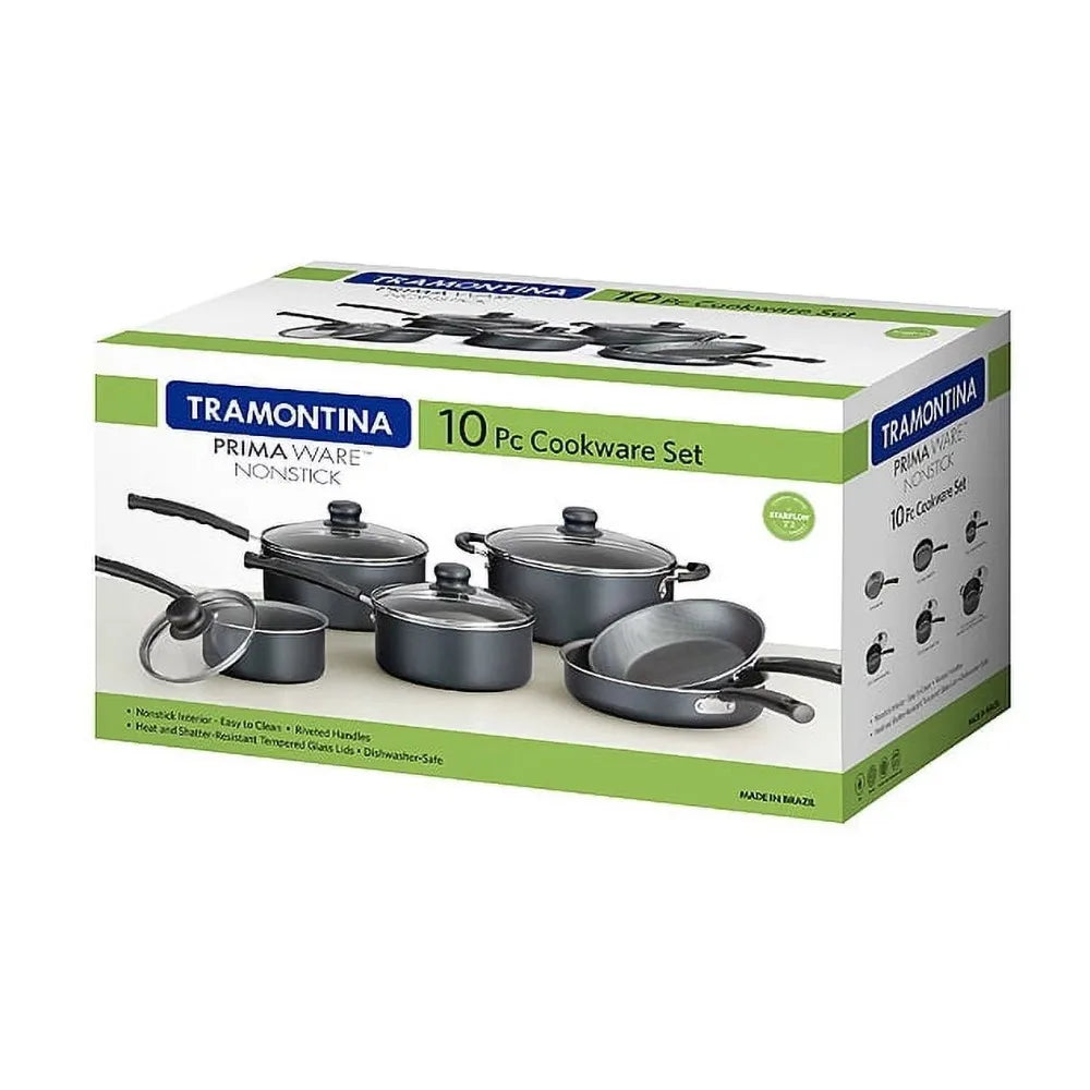 10 Piece Pots and Pans Set for Kitchen Accessories Non-stick Cookware Set Cooking Pot Pan Sets