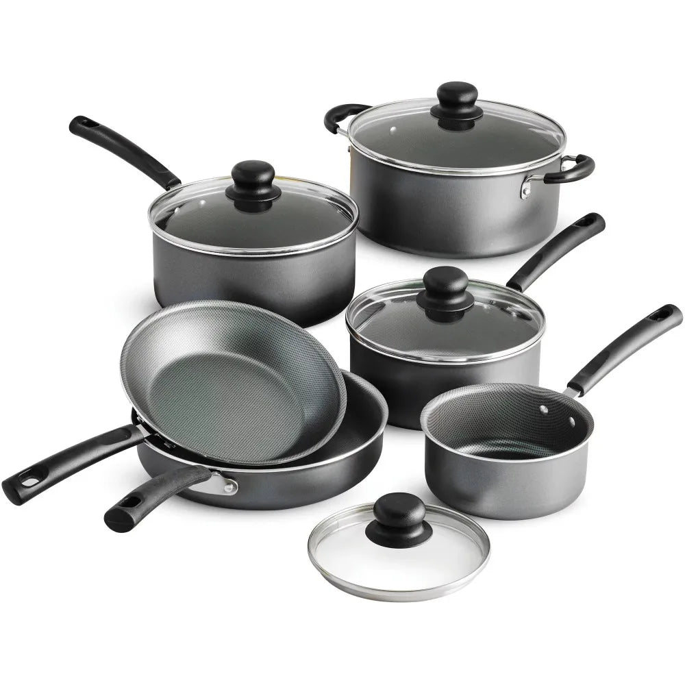 10 Piece Pots and Pans Set for Kitchen Accessories Non-stick Cookware Set Cooking Pot Pan Sets