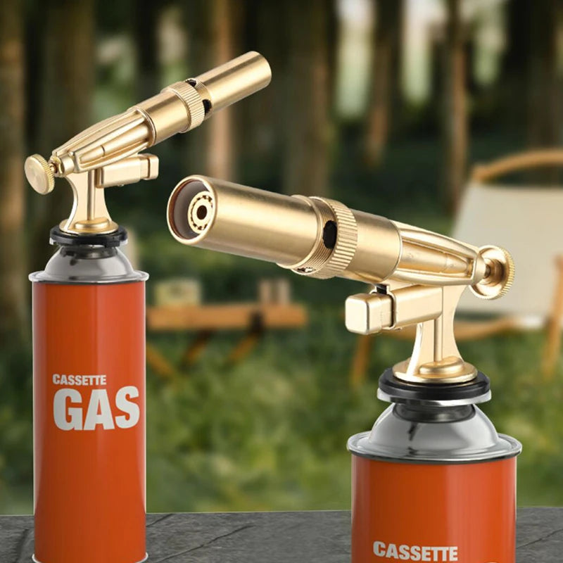Kitchen Supplies Welding Equipment Grill Tool Welding Gas Torch Flame Butane Burner Outdoor Camping BBQ Lighter Flamethrower