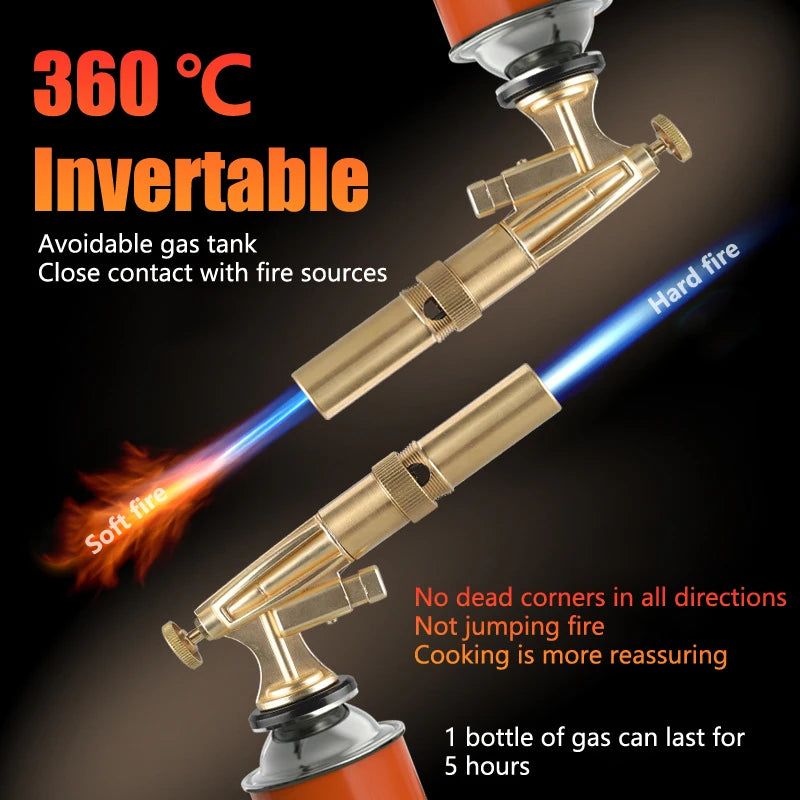 Kitchen Supplies Welding Equipment Grill Tool Welding Gas Torch Flame Butane Burner Outdoor Camping BBQ Lighter Flamethrower