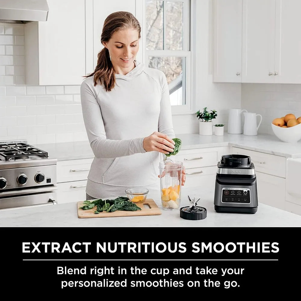 Professional Plus DUO Blender, 1400 Peak Watts, 3 Auto-IQ Programs for Smoothies, Frozen Drinks & Nutrient Extractions