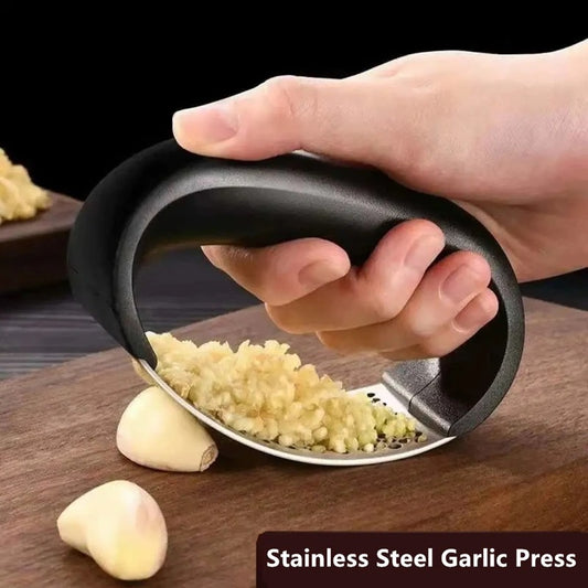 Stainless Steel Garlic Press Kitchen Garlic Press Manual Garlic Masher Kitchen