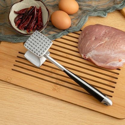 Martillo ablandador de carne con mango de agarre cómodo, mazo de carne de doble cara para cocina, martillo de carne de alta resistencia para Tende