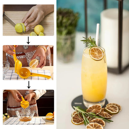 Lemon Lime Squeezer -Hand Juicer Gets Manual Citrus Juicer - Easy-to-Use Lemon Juicer Squeezer